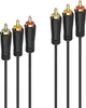 Hama Audio-/Video-Kabel 3-Cinch, vergoldet, 1,5 m Produktbild-Vorschau 2