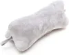 A light gray, bone-shaped pillow is shown against a white background. Podgląd zdjęcia produktu