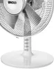 Der Unold TISCHVENTILATOR SILVERLINE 30 cm ist ein weißer elektrischer Tischventilator mit rundem Gi Anteprima dell’immagine prodotto
