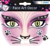 HERMA 15310 5x Adesivo Face Art Gatto rosa Anteprima dell’immagine prodotto 5