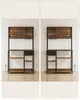 Two identical kitchen shelves are displayed side-by-side against a white wall. Náhled obrázku produktu