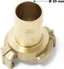 Wiltec Embout de tuyau en laiton avec griffes - 540 x 570 x Voir les images du produit 5