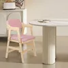 DazHom Kinderstuhl aus Holz, Rosa, 45x46x76 cm (Sitz 41x41 Produktbild-Vorschau 2