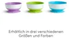 Munchkin Stay Put Suction Bowls, Blau, Grün, Violett, 6 Produktbild-Vorschau 5