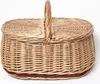 Picknickkorb mit zwei Deckel aus Weide (46 x 31 cm - 2F) Produktbild-Vorschau 1