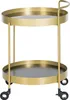 home24 Servierwagen - Keramik / Stahl - Marmor Braun Produktbild-Vorschau 10