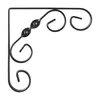 Konzole Twist 130x130mm, 30 kg, černá Náhled obrázku produktu 3