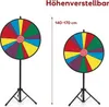 30 Zoll höhenverstellbares Glücksrad zum drehen, Produktbild-Vorschau 2