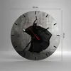 Wanduhr - Rund - Glasuhr - Tanz Schwarz Kleid - 30x30cm - Produktbild-Vorschau 3