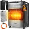 TRESKO® 4200 Watt chauffage à gaz gris incl. régulateur de Voir les images du produit 1