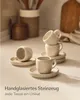 Cosumy 4er Espressotassen Set mit Untertassen Weiß – 90 ml Produktbild-Vorschau 2