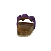 Verbenas Rocio Damenpantolette, Leder, Pantolette, Grape Produktbild-Vorschau 4