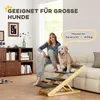 PawHut Hundetreppe 4-stufige 62,5 cm Höhenverstellbar Produktbild-Vorschau 4