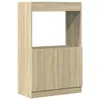 vidaXL Highboard Sonoma-Eiche 63x33x100 cm Holzwerkstoff Produktbild-Vorschau 1