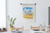 MuchoWow® Wandteppich Wandbehang Tasche - Hut - Muschel - Produktbild-Vorschau 3