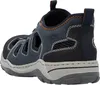 Rieker Slipper gelocht gefloch. modisch in blau, Gr. 45 Voir les images du produit 8