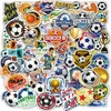 Set di adesivi calcistici, 50 pezzi, colorati, fai da te Anteprima dell’immagine prodotto 9