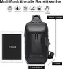 OKWISH Herren Diebstahlsichere Brusttasche Umhängetasche, Produktbild-Vorschau 8