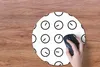 MuchoWow® Mauspad Mousepad Uhr - Muster - Minimalismus Produktbild-Vorschau 3