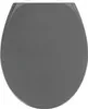 WENKO Premium WC-Sitz Samos Grau Absenkautomatik Toilette Produktbild-Vorschau 1