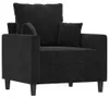 vidaXL Sessel Schwarz 60 cm Samt Produktbild-Vorschau 1