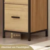 EUGAD Badezimmerschrank, multifunktional, Schwarz helle Produktbild-Vorschau 6