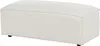 BELIANI Ottomane Cremeweiß Bouclé-Bezug Rechteckig 102 x 52 Produktbild-Vorschau 4