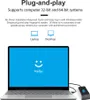 A laptop with a fingerprint scanner plugged into it, displaying a "Hello" message on the screen. Produktbild-Vorschau