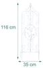 Relaxdays Supporto per rampicanti, A x L: 116 x 35 cm, Anteprima dell’immagine prodotto 4