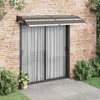vidaXL Baldachim czarny 240x100 cm PC Podgląd zdjęcia produktu 7