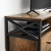 Nízká skříňka pod TV VASAGLE, 3 zásuvky, šířka 147 cm, Náhled obrázku produktu 7