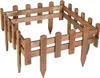 BOOGARDI Steckzaun Holz Dunkelbraun 20 x 59,5cm · 4er Set Produktbild-Vorschau 7