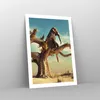 Poster - Poster ohne Rahmen - Sitzen Elefant Baum - 50x70 Produktbild-Vorschau 7