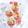 BackDecor 24 Blumen weiß & rot aus Zucker Produktbild-Vorschau 6