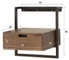 AnLi Style Nachttisch Air Solid 1L Braun Produktbild-Vorschau 4