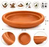 Ručně vyrobená miska tajine, z přírodní hlíny, přírodní Náhled obrázku produktu 2