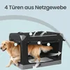 FEANDREA Hundebox faltbar, tragbar, Oxford-Gewebe, 4 Türen, Produktbild-Vorschau 5
