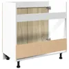 vidaXL Armoire basse Lyon Chêne Sonoma 80x46x81,5 cm Voir les images du produit 7