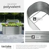 Carré potager FLORMMA 200 x 100 x 80 cm - argent Voir les images du produit 5