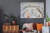 MuchoWow® Wandteppich Wandbehang Winter - Fuchs - Bär - Produktbild-Vorschau 5