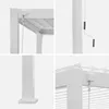 sweeek - Pergola mit Lamellendach Triomphe 3x4m + Markise Produktbild-Vorschau 5