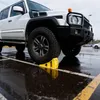 TRMLBE Klíny na kola přívěsu 2 kusy plastových klínů na Náhled obrázku produktu 8