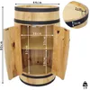 Bar in legno con porta e ripiano 80 cm Bar domestico con Anteprima dell’immagine prodotto 10