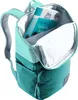 An open backpack with a coloring book inside. Produktbild-Vorschau