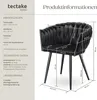 tectake® Set Esszimmerstuhl Astano gepolstert, mit Produktbild-Vorschau 7