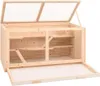 vidaXL Klietka pre škrečka 104 x 52 x 54 cm jedľový masív Náhľad obrázku produktu 2