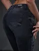 WD383 Damen Röhrenjeans im coolen Biker-Look in Skinny Fit Produktbild-Vorschau 5