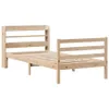 Bettgestell mit Kopfteil ohne Matratze 100x200 cm Produktbild-Vorschau 1