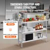 VEVOR Lebensmittel-Zubereitungstisch aus Edelstahl, 356 x Produktbild-Vorschau 3