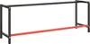 A black metal workbench frame with a red bar across the bottom, shown against a white background. Náhled obrázku produktu